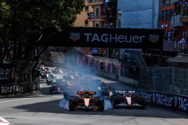 F1 - MONACO GRAND PRIX 2025 Race start during the Formula 1 Tag Heuer Grand Prix de Monaco, 8th round of the 2025 FIA Formula One World Championship, WM, Weltmeisterschaft from May 23 to 25, 2025 on the Circuit de Monaco, in Monte-Carlo, Monaco - Monte-CarloMonaco  Copyright: xDPPIx