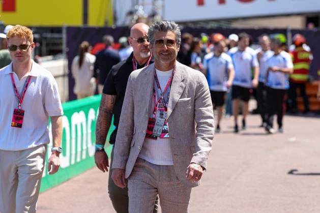 Actor Patrick Dempsey in the pit lane, Race, Monaco Grand Prix, Motorsport, Men, Formula 1, 25 05 2025 Monte Carlo Monaco MCO Copyright: xkolbert-press ChristianxKolbertx