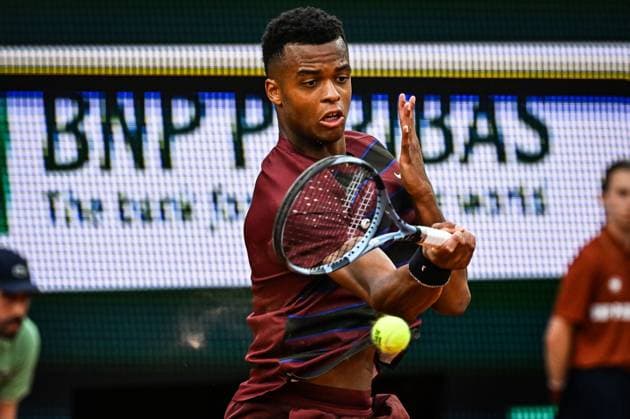May 25, 2025, Paris, France, France: Giovanni MPETSHI PERRICARD of France during the first day of Roland-Garros 2025, French Open 2025, Grand Slam tennis tournament at Roland-Garros Stadium on May 25, 2025 in Paris, France. Paris France - ZUMAm308 20250525_zsp_m308_026 Copyright: xMatthieuxMirvillex