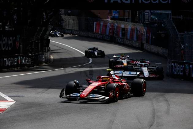 F1 - MONACO GRAND PRIX 2025 44 HAMILTON Lewis (gbr), Scuderia Ferrari SF-25, action during the Formula 1 Tag Heuer Grand Prix de Monaco, 8th round of the 2025 FIA Formula One World Championship, WM, Weltmeisterschaft from May 23 to 25, 2025 on the Circuit de Monaco, in Monte-Carlo, Monaco - Monte-CarloMonaco  Copyright: xDPPIx