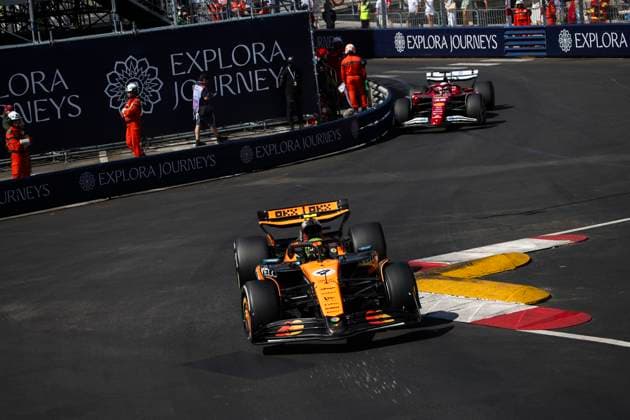 F1 - MONACO GRAND PRIX 2025 04 NORRIS Lando (gbr), McLaren F1 Team MCL39, action during the Formula 1 Tag Heuer Grand Prix de Monaco, 8th round of the 2025 FIA Formula One World Championship, WM, Weltmeisterschaft from May 23 to 25, 2025 on the Circuit de Monaco, in Monte-Carlo, Monaco - Monte-CarloMonaco  Copyright: xDPPIx