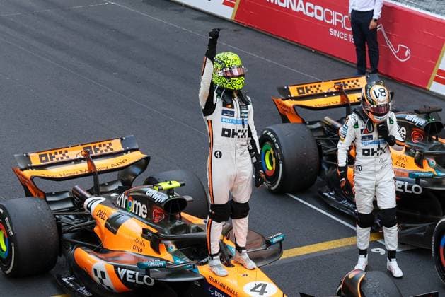 Winner, Winner, Lando Norris McLaren Formula 1 Team , Race, Monaco Grand Prix, Motorsport, Men, Formula 1, 25 05 2025 Monte Carlo Monaco MCO Copyright: xkolbert-press ChristianxKolbertx