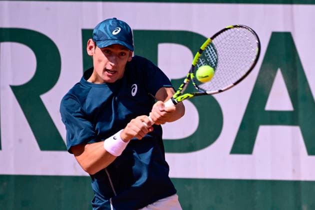Tennis, French Open, Tag 1 TENNIS : Roland Garros 2025 - Internationaux de France - 25 05 2025 Valentin Royer ( France ) during the 2025 French Open at Roland Garros on May 25, 2025 in Paris, France. ( Photo Dante Badano PSNewz ) - ParisFrance  Copyright: xx