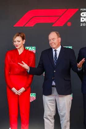 Princess Charlene and Prince Albert II of Monaco, F1 Grand Prix of Monaco at Circuit de Monaco on May 25, 2025 in Monte Carlo, Monaco Photo by HOCH ZWEI Monte Carlo Monaco