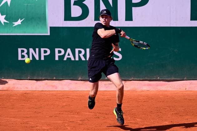 Tennis, French Open, Tag 1 TENNIS : Roland Garros 2025 - Internationaux de France - 25 05 2025 Alex Michelsen ( USA ) during the 2025 French Open at Roland Garros on May 25, 2025 in Paris, France. ( Photo Dante Badano PSNewz ) - ParisFrance  Copyright: xx
