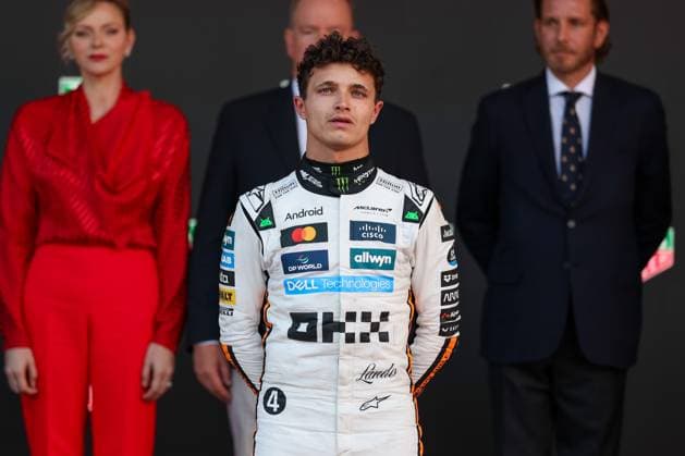 Winner, Winner, Lando Norris McLaren Formula 1 Team , Race, Monaco Grand Prix, Motorsport, Men, Formula 1, 25 05 2025 Monte Carlo Monaco MCO Copyright: xkolbert-press ChristianxKolbertx