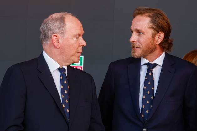 Prince Albert II of Monaco, Andrea Casiraghi, F1 Grand Prix of Monaco at Circuit de Monaco on May 25, 2025 in Monte Carlo, Monaco Photo by HOCH ZWEI Monte Carlo Monaco