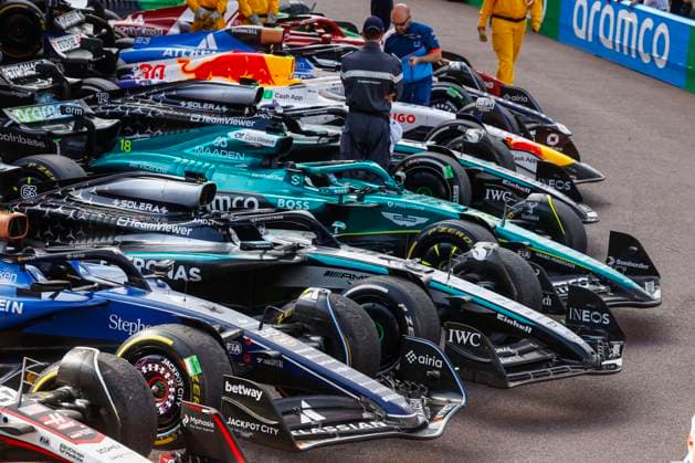 Parc Ferme, F1 Grand Prix of Monaco at Circuit de Monaco on May 25, 2025 in Monte Carlo, Monaco Photo by HOCH ZWEI Monte Carlo Monaco