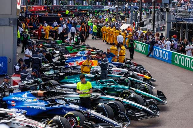 Parc Ferme, F1 Grand Prix of Monaco at Circuit de Monaco on May 25, 2025 in Monte Carlo, Monaco Photo by HOCH ZWEI Monte Carlo Monaco