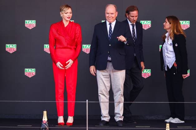 F1 2025 Monaco Grand Prix Charlene, Princess of Monaco, and Albert II, Prince of Monaco on the podium during the F1 Grand Prix of Monaco at Circuit de Monaco on May 25, 2025 in Monte-Carlo, Monaco. Monte Carlo Monaco  Copyright: xBeataxZawrzelx originalFilename:zawrzel-f12025mo250525_npBHt.jpg