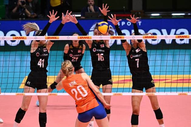 VOLLEY - Amichevole - AIA AeQuilibrium Cup Women Elite - Turkey vs Holland Koy Jet ( Holland ) during the match Holland vs Turkey at Pala Panini Modena 25may2025 , AIA AeQuilibrium Cup Women Elite. Modena Italy  Copyright: xIPAxSport ABACAx