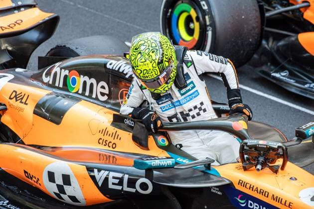 Formula 1 GP Monaco Sunday, 25 05 2025 Lando Norris 4, McLaren Formula 1 Team Formula 1 GP Monaco Sunday, 25 05 2025 Copyright: xBEAUTIFULxSPORTS Erlhofx