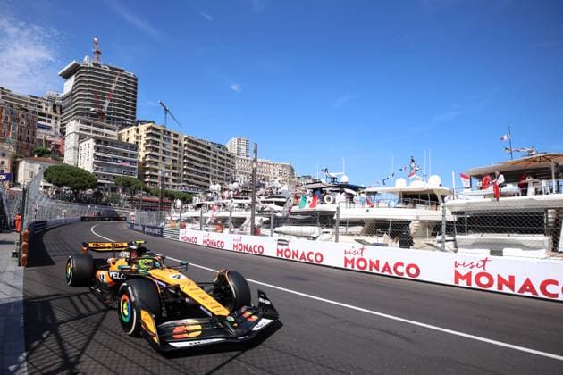 F1 Gran Prix of Monaco Lando Norris of McLaren Formula 1 Team on track during the F1 Grand Prix of Monaco at Circuit de Monaco on May 25, 2025 in Monte-Carlo, Monaco. Monaco Monte-Carlo Monaco Copyright: xMarcoxCanonierox