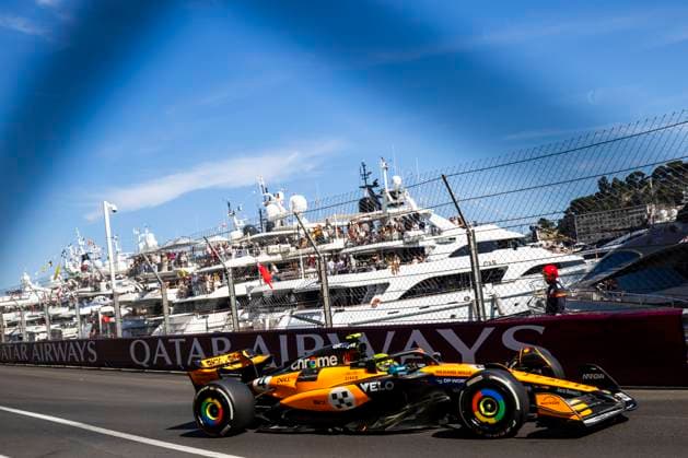 4 Lando Norris GBR, McLaren F1 Team , F1 Grand Prix of Monaco at Circuit de Monaco on May 25, 2025 in Monte Carlo, Monaco Photo by HOCH ZWEI Monte Carlo Monaco