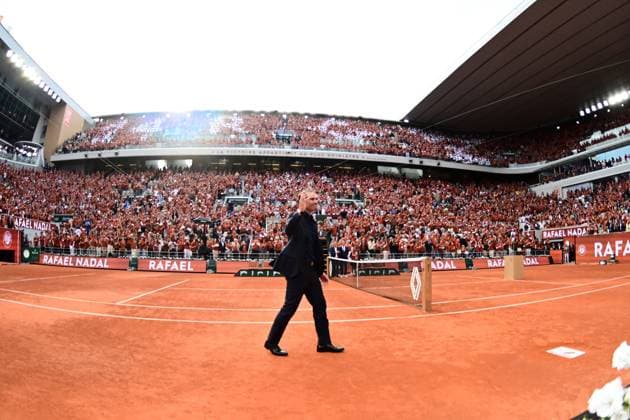 TENNIS : Hommage a Rafael Nadal - Roland Garros 2025 - 25 05 2025 Tribute to Rafael Nadal ( Spain ) during the 2025 French Open at Roland Garros on May 25, 2025 in Paris, France. ( Photo Dante Badano PSNewz ) - ParisFrance  Copyright: xx