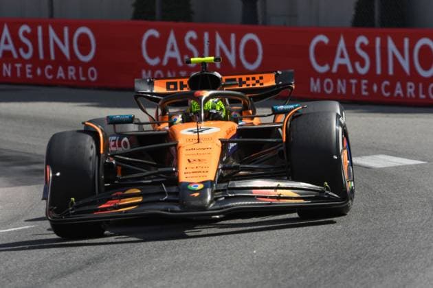 Formula 1 GP Monaco Sunday, 25 05 2025 Lando Norris 4, McLaren Formula 1 Team Formula 1 GP Monaco Sunday, 25 05 2025 Copyright: xBEAUTIFULxSPORTS Erlhofx