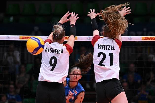 Giorgia Frosini ( Italy ) during the match Italy vs Germany at Pala Panini Modena 25may2025 , AIA AeQuilibrium Cup Women Elite.  Copyright: xDuilioxDellaxLibera IPAxSportx xipa-agency.netx xx IPA_58240363 IPA_Agency_IPA58240363