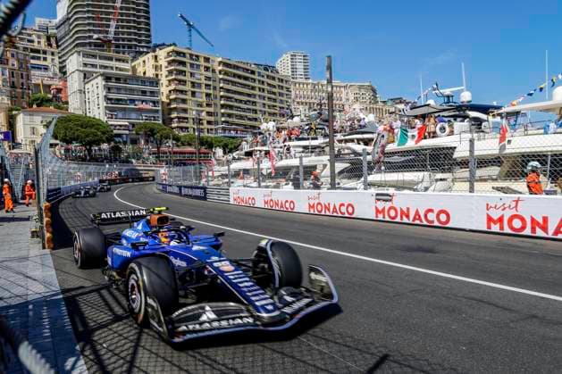 FORMULE 1 : Grand Prix de Monaco 2025 - Monte carlo - 25 05 2025 55 Carlos Sainz (ESP) Atlassian Williams Racing (GBR) FW47 Mercedes during the 2025 Formula One Monaco Grand Prix, 8th round of the 2025 Formula 1 World Championship, WM, Weltmeisterschaft taking place from May 23 to 25, 2025 on circuit de Monaco in Monaco (MCO) MONACOMonaco  Copyright: xMPSxAGENCYx