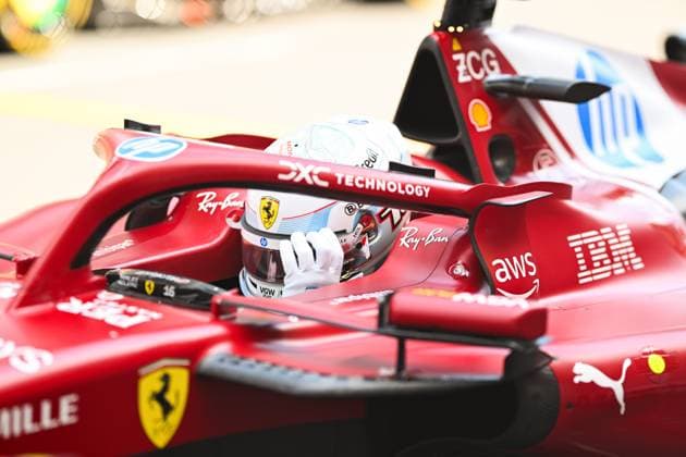 May 25, 2025, Montecarlo, Mezzolombardo, Monaco: Charles Leclerc ( Scuderia Ferrari) is seen on the Grid before the start of the 2025 FIA Formula 1 Monaco Grand Prix at Circuit de Monaco in Montecarlo, Monaco. Montecarlo Monaco - ZUMAf150 20250525_zsp_f150_028 Copyright: xDaisyxFacinellix