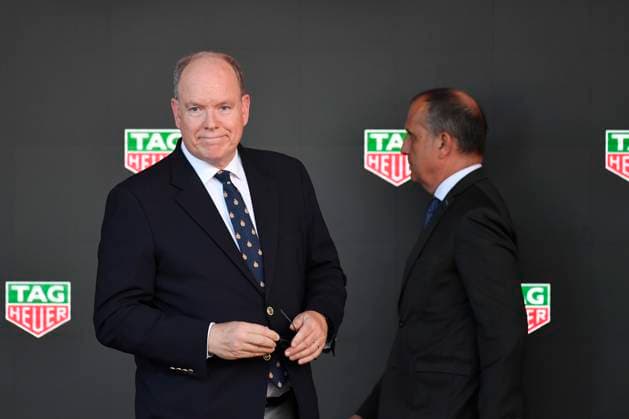25th May 2025; Circuit de Monaco, Monte Carlo, Monaco; Formula 1 Tag Heuer Grand Prix of Monaco 2025; Race Day; Prince Albert II of Monaco on the podium for the winners presentations  ActionPlus12794073 BestxImages