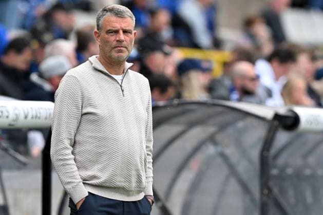 BRUGGE - Royal Antwerp FC coach Andries Ulderink during the Jupiler Pro League championship pool match between Club Brugge and Royal Antwerp FC at the Jan Breydelstadion on May 25, 2025 in Bruges, Belgium . ANP Hollandse Hoogte Jupiler Pro League 2024 25 xVIxANPxSportx xGerritxvanxKeulenxIVx 528675508 originalFilename: 528675508.jpg