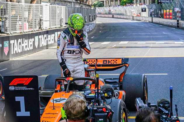 FORMULE 1 : Grand Prix de Monaco - Monte carlo 2025 - 25 05 2025 4 Lando Norris (GBR) McLaren F1 Team (GBR) MCL39 Mercedes during the 2025 Formula One Monaco Grand Prix, 8th round of the 2025 Formula 1 World Championship, WM, Weltmeisterschaft taking place from May 23 to 25, 2025 on circuit de Monaco in Monaco (MCO) MONACOMonaco  Copyright: xMPSxAGENCYx