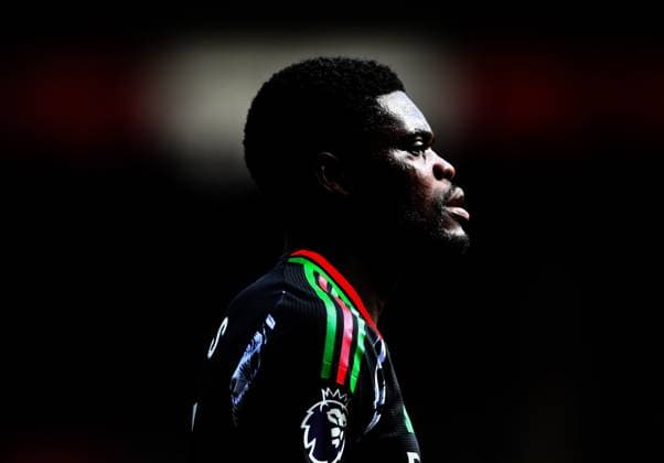 Southampton v Arsenal, Premier League, Football, St. Marys Stadium, Southampton, Hampshire, UK - 25 May 2025 Thomas Partey of Arsenal Southampton St Marys Stadium Hampshire GBR, UK NEWSPAPERS OUT Copyright: xMarkxEnfieldx