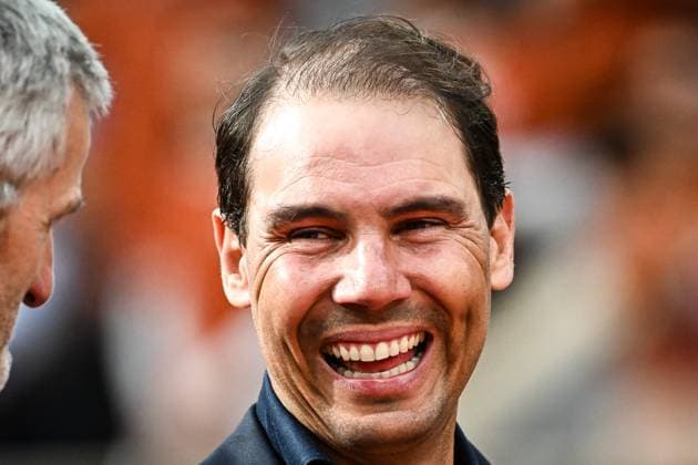 May 25, 2025, Paris, France, France: Former Spanish player Rafael NADAL during a ceremony honouring his career during the Roland-Garros 2025, French Open 2025, Grand Slam tennis tournament at Roland-Garros Stadium on May 25, 2025 in Paris, France. Paris France - ZUMAm308 20250525_zsp_m308_062 Copyright: xMatthieuxMirvillex
