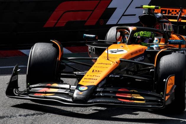 4 Lando Norris GBR McLaren F1 Team GBR MCL39 Mercedes during the 2025 Formula One Monaco Grand Prix, 8th round of the 2025 Formula 1 World Championship, taking place from May 23 to 25, 2025 on circuit de Monaco in Monaco MCO Monaco Monaco Circuit Monaco Copyright: x x2025xEurasiaxSportxImagesx jp-en-EuSpIm-MPS_PPN_GPF1_Monaco_25May2025_MC022