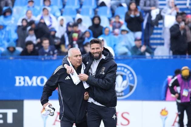 CF Montreal Impact v Los Angeles FC - MLS, Fussball Herren, USA Tournament Olivier Giroud 9 of Los Angeles FC walks on the field before the MLS match between CF Montreal Impact and Los Angeles FC at Saputo stadium. Final score Montreal Impact 2- 2 Los Angeles FC. on May 24, 2025 in Montreal, Canada. Montreal Quebec Canada Copyright: xHoracioxZamoraxRiosx