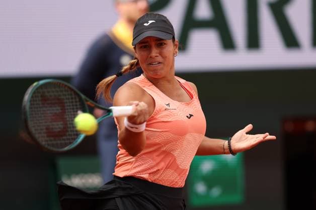 ROLAND GARROS 2025 Thierry Larret MAXPPP - PARIS (75) 26 05 2025 Thierry Larret Maxppp. Tennis. Roland Garros 2025. Internationaux de France de tennis. Stade Roland Garros, Paris (75). Le 26 mai. Court Suzanne Lenglen : Jessica BOUZAS MANEIRO (ESP) vs Emma NAVARRO (USA) PARIS (75) STADE ROLAND GARROS PARIS ILE DE FRANCE FRANCE  Copyright: xMAXPPPxThierryxLarretx TLR202505267568 TLR202505267568