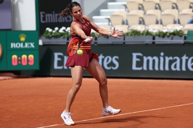 ROLAND GARROS 2025 Thierry Larret MAXPPP - PARIS (75) 26 05 2025 Thierry Larret Maxppp. Tennis. Roland Garros 2025. Internationaux de France de tennis. Stade Roland Garros, Paris (75). Le 26 mai. Court Suzanne Lenglen : Jessica BOUZAS MANEIRO (ESP) vs Emma NAVARRO (USA) PARIS (75) STADE ROLAND GARROS PARIS ILE DE FRANCE FRANCE  Copyright: xMAXPPPxThierryxLarretx TLR202505267574 TLR202505267574