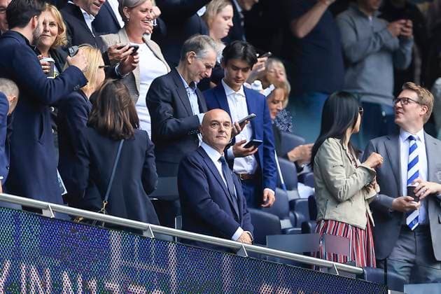 Tottenham Hotspur v Brighton and Hove Albion Premier League 25 05 2025. Tottenham Hotspur Owner Daniel Levy watches over his side during the Premier League match between Tottenham Hotspur and Brighton and Hove Albion at Tottenham Hotspur Stadium, London, United Kingdom on 25 May 2025. Editorial use only DataCo restrictions apply See www.football-dataco.com , Copyright: xChrisxFoxwellx PSI-22153-0271