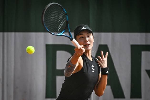 May 26, 2025, Paris, France, France: Xinyu WANG of China during the second day of Roland-Garros 2025, French Open 2025, Grand Slam tennis tournament at Roland-Garros Stadium on May 26, 2025 in Paris, France. Paris France - ZUMAm308 20250526_zsp_m308_005 Copyright: xMatthieuxMirvillex