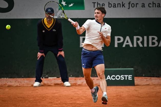 May 26, 2025, Paris, France, France: Ugo BLANCHET of France during the second day of Roland-Garros 2025, French Open 2025, Grand Slam tennis tournament at Roland-Garros Stadium on May 26, 2025 in Paris, France. Paris France - ZUMAm308 20250526_zsp_m308_011 Copyright: xMatthieuxMirvillex