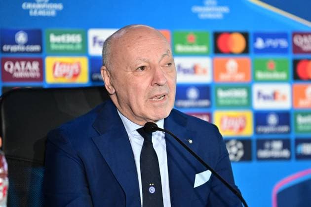 Giuseppe Marotta during seen during the Inter media Day during Inter Champions League Media Day, UEFA Champions League football match in Appiano Gentile, Italy, May 26 2025  Copyright: xTommasoxFimiano IPAxSportx xipa-agency.netx xx IPA_58274259 IPA_Agency_IPA58274259