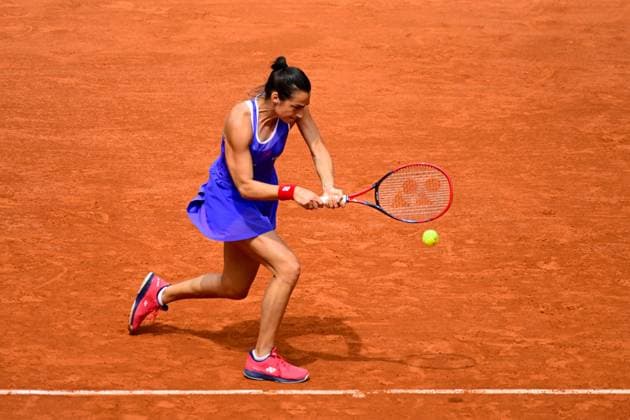 TENNIS : Roland Garros 2025 - Internationaux de France - 26 05 2025 Caroline Garcia ( France ) during the 2025 French Open at Roland Garros on May 26, 2025 in Paris, France. ( Photo Dante Badano PSNewz ) - ParisFrance  Copyright: xx