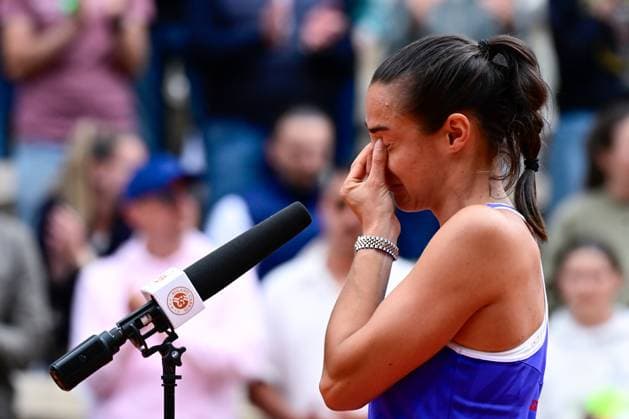 TENNIS : Roland Garros 2025 - Internationaux de France - 26 05 2025 Caroline Garcia ( France ) during the 2025 French Open at Roland Garros on May 26, 2025 in Paris, France. ( Photo Dante Badano PSNewz ) - ParisFrance  Copyright: xx