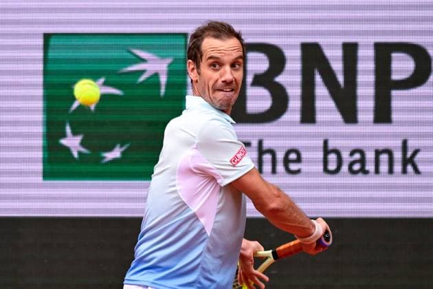 TENNIS : Roland Garros 2025 - Internationaux de France - 26 05 2025 Richard Gasquet ( France ) during the 2025 French Open at Roland Garros on May 26, 2025 in Paris, France. ( Photo Dante Badano PSNewz ) - ParisFrance  Copyright: xx
