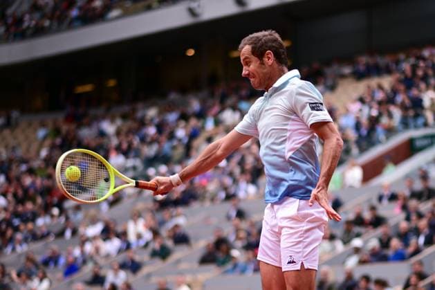 TENNIS : Roland Garros 2025 - Internationaux de France - 26 05 2025 Richard Gasquet ( France ) during the 2025 French Open at Roland Garros on May 26, 2025 in Paris, France. ( Photo Dante Badano PSNewz ) - ParisFrance  Copyright: xx