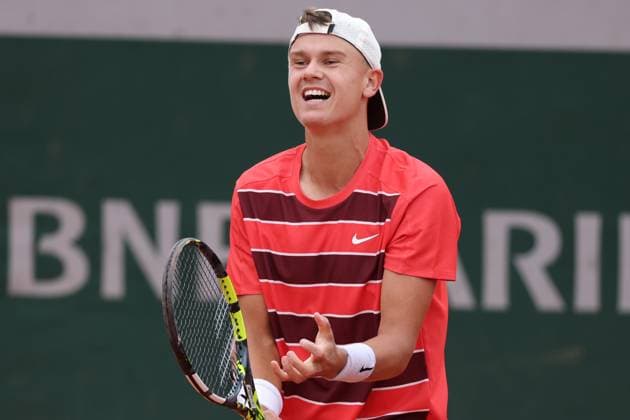 May 26, 2025, Paris, Celestynow, France: HOLGER RUNE of Denmark during the match against Roberto Bautista-Agut of Spain in the first round of French Open 2025 at Roland Garros in Paris. Paris France - ZUMAc278 20250526_zsp_c278_031 Copyright: xMarcinxCholewinskix