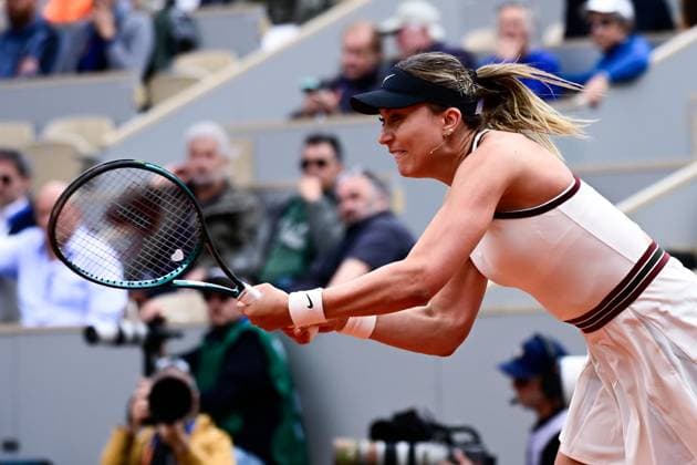 TENNIS : Roland Garros 2025 - Internationaux de France - 26 05 2025 Paula Badosa ( Spain ) during the 2025 French Open at Roland Garros on May 26, 2025 in Paris, France. ( Photo Dante Badano PSNewz ) - ParisFrance  Copyright: xx