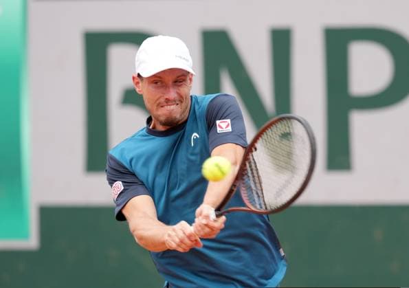 TENNIS - French Open 2025 PARIS,FRANCE,26.MAY.25 - TENNIS - WTA, Tennis Damen Tour, French Open, Roland Garros, Grand Slam. Image shows Filip Misolic (AUT).  GEPAxpictures xMichaelxRiedler