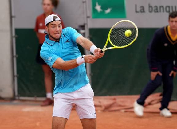 TENNIS - French Open 2025 PARIS,FRANCE,26.MAY.25 - TENNIS - WTA, Tennis Damen Tour, French Open, Roland Garros, Grand Slam. Image shows Jan Lennard Struff (GER).  GEPAxpictures xMichaelxRiedler