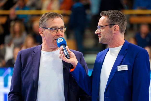 National coach Alfred Gislason before the game at Carsten Schopenhauer VfL Luebeck Schwartau vs Bergischer HC, Handball, 2 Bundesliga, 26 05 25 Luebeck Schleswig Holstein Germany Copyright: xAgentur54Gradx xFelixxKoenigx