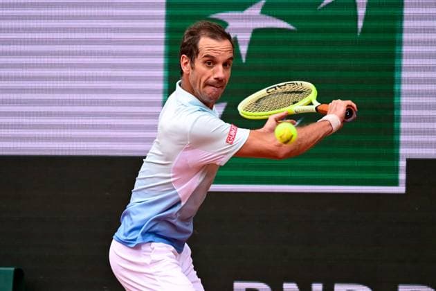 TENNIS : Roland Garros 2025 - Internationaux de France - 26 05 2025 Richard Gasquet ( France ) during the 2025 French Open at Roland Garros on May 26, 2025 in Paris, France. ( Photo Dante Badano PSNewz ) - ParisFrance  Copyright: xx