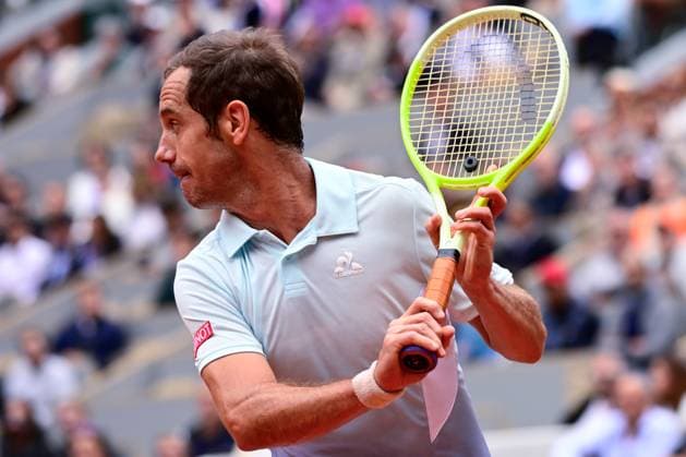 TENNIS : Roland Garros 2025 - Internationaux de France - 26 05 2025 Richard Gasquet ( France ) during the 2025 French Open at Roland Garros on May 26, 2025 in Paris, France. ( Photo Dante Badano PSNewz ) - ParisFrance  Copyright: xx