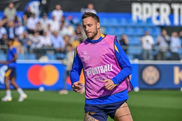Marko Arnautovic seen during the Inter Media Day during Inter Champions League Media Day, UEFA Champions League football match in Appiano Gentile, Italy, May 26 2025  Copyright: xTommasoxFimiano IPAxSportx xipa-agency.netx xx IPA_58286528 IPA_Agency_IPA58286528