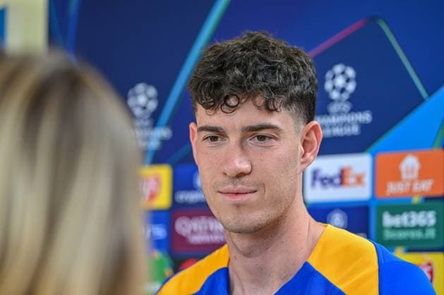 Alessandro Bastoni seen during the Inter Media Day during Inter Champions League Media Day, UEFA Champions League football match in Appiano Gentile, Italy, May 26 2025  Copyright: xTommasoxFimiano IPAxSportx xipa-agency.netx xx IPA_58286584 IPA_Agency_IPA58286584