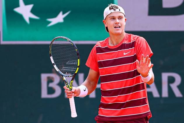 2025.05.26 Paryz French Open Roland Garros 2025 Roberto Bautista Agut - Holger Rune N z Holger Rune Foto Pawel Andrachiewicz PressFocus 2025.05.26 Paris Tennis French Open Roland Garros 2025 Roberto Bautista Agut - Holger Rune Holger Rune Credit: Pawel Andrachiewicz PressFocus NEWSPIX.PL --- newspix.pl POLAND OUT! 